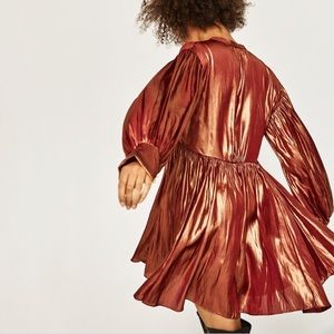 Brand new Zara studio metallic dress